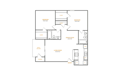 The Kace Grand Prairie Floorplan 9