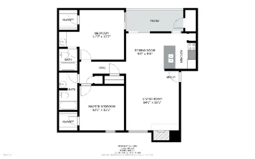 The Kimberly Fort Worth Floorplan 7