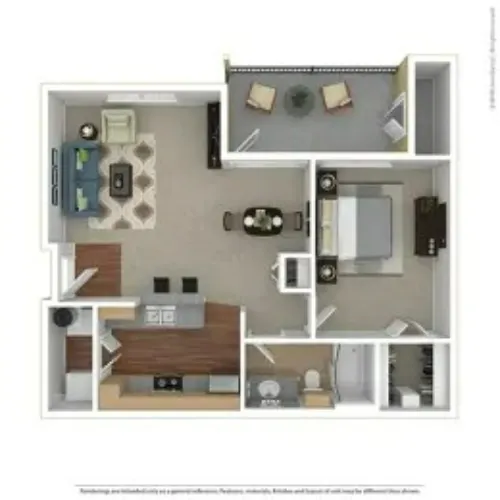 The Lodge at Pecan Creek FloorPlan 1