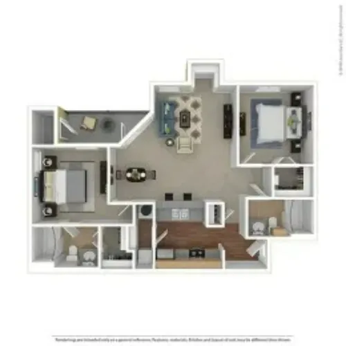 The Lodge at Pecan Creek FloorPlan 3