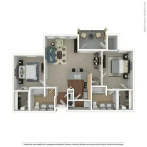 The Lodge at Pecan Creek FloorPlan 4