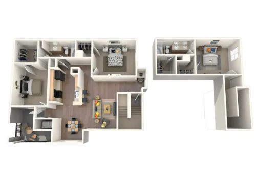The Lodge at River Park Fort Worth FloorPlan 12