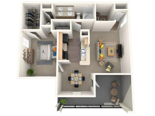The Lodge at River Park Fort Worth FloorPlan 4