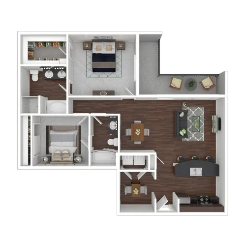 The Lofts at West 7th Fort Worth FloorPlan 33
