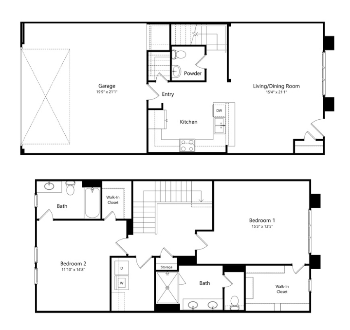 The Louise Euless Apartment Floorplan 22