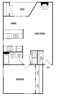 The Mark at 2600 Arlington Floorplan 2