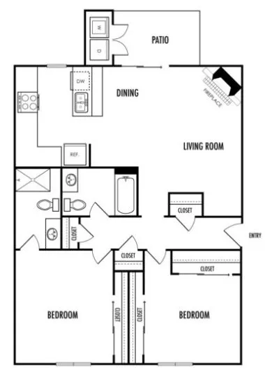 The Mark at 2600 Arlington Floorplan 4