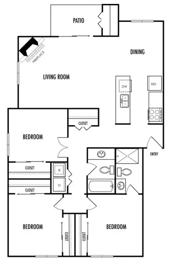 The Mark at 2600 Arlington Floorplan 5
