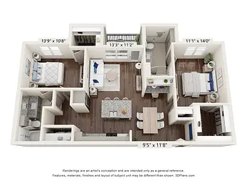 The Mark at Arlington Floorplan 10