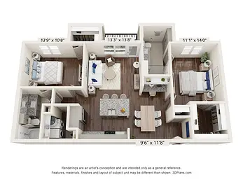 The Mark at Arlington Floorplan 11