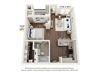 The Mark at Arlington Floorplan 2