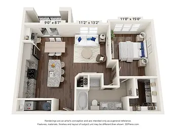 The Mark at Arlington Floorplan 5