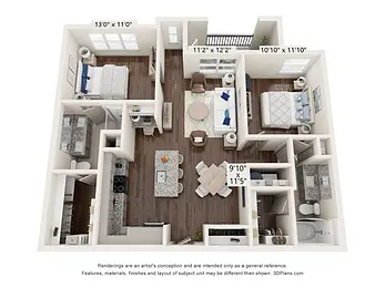 The Mark at Arlington Floorplan 9