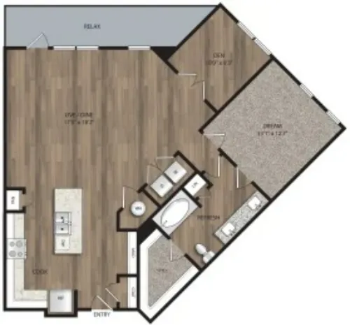 The Mill Old Town Lewisville FloorPlan 8