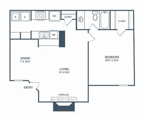 The Oakley Arlington Floorplan 1