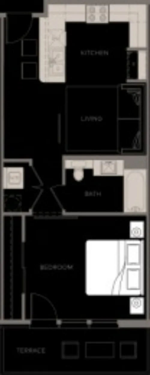 The Palmer Fort Worth FloorPlan 1