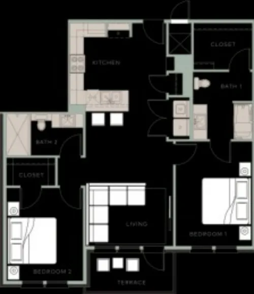 The Palmer Fort Worth FloorPlan 8