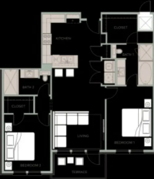 The Palmer Fort Worth FloorPlan 9