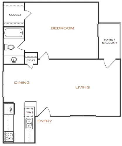 The Reese at Eastchase Arlington Floorplan 1