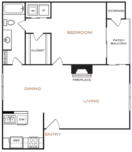 The Reese at Eastchase Arlington Floorplan 3