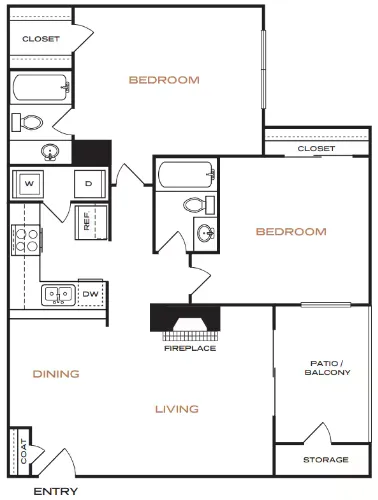 The Reese at Eastchase Arlington Floorplan 4