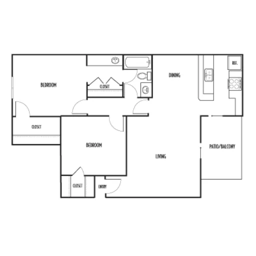The Residence on Lamar Arlington Floorplan 10
