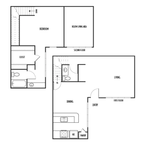 The Residence on Lamar Arlington Floorplan 7