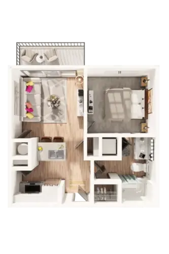 The Roosevelt Arlington Commons Floorplan 2