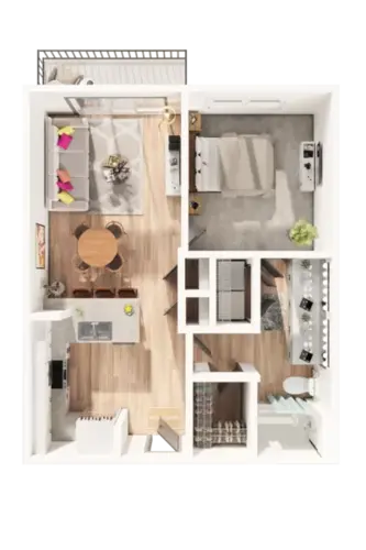 The Roosevelt Arlington Commons Floorplan 3