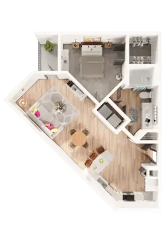 The Roosevelt Arlington Commons Floorplan 4
