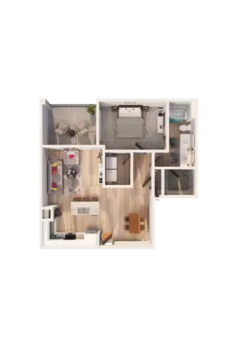 The Roosevelt Arlington Commons Floorplan 5