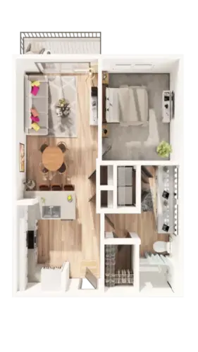 The Roosevelt Arlington Commons Floorplan 7