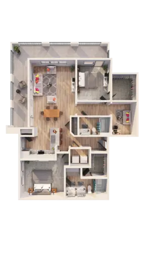 The Roosevelt Arlington Commons Floorplan 8