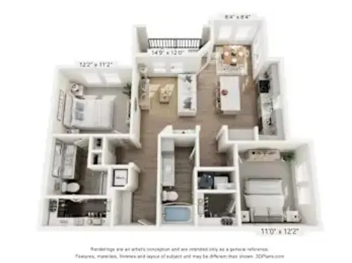The Royalton at Chapel Creek Fort Worth FloorPlan 6