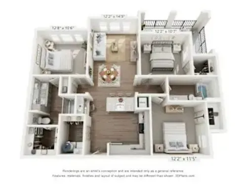 The Royalton at Chapel Creek Fort Worth FloorPlan 9