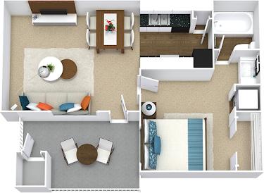 The Ryan Apartments Fort Worth Floorplan 3