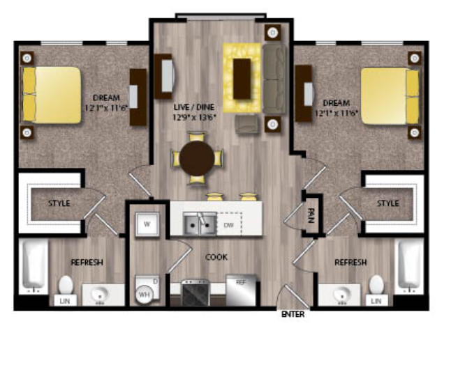 The Scenic at River East Fort Worth Floorplan 10