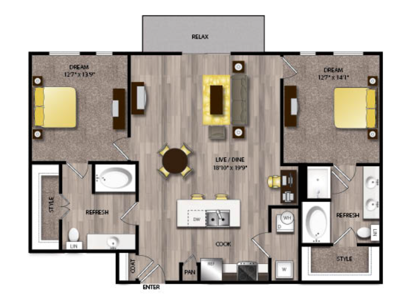 The Scenic at River East Fort Worth Floorplan 16