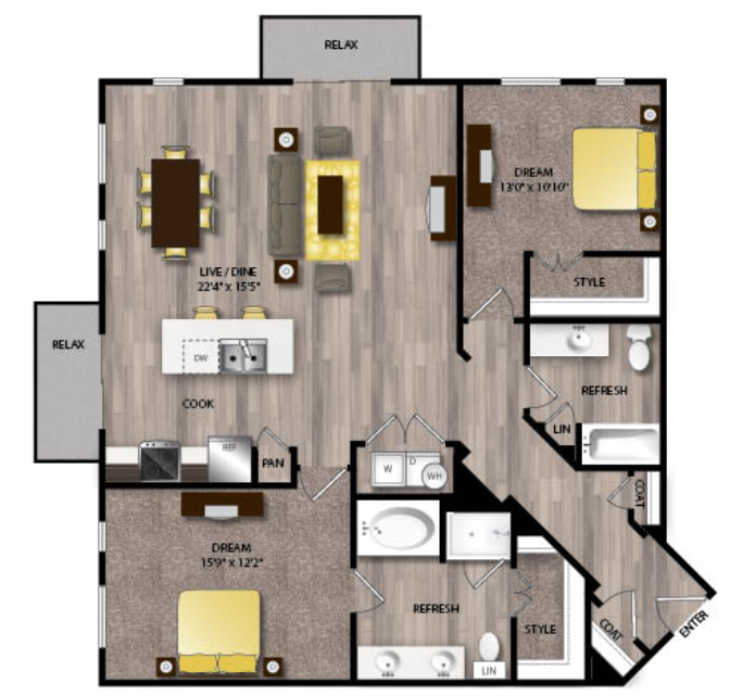 The Scenic at River East Fort Worth Floorplan 17