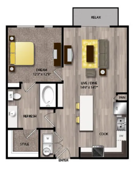 The Scenic at River East Fort Worth Floorplan 7