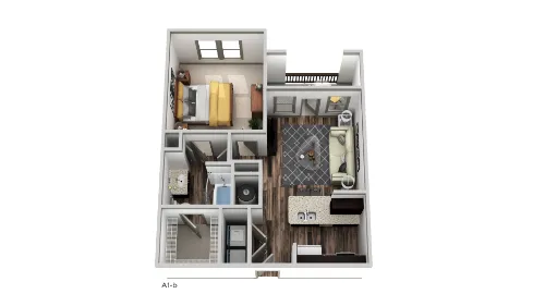 The Sovereign Fort Worth FloorPlan 1