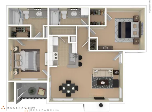 The Trails Apartments Arlington FloorPlan 6