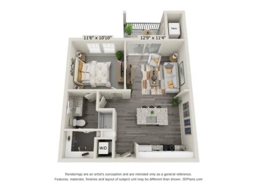 The Trails at Summer Creek Fort Worth Floorplan 1