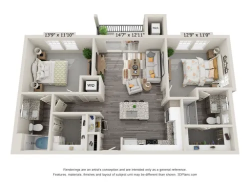 The Trails at Summer Creek Fort Worth Floorplan 14