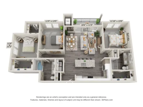 The Trails at Summer Creek Fort Worth Floorplan 17