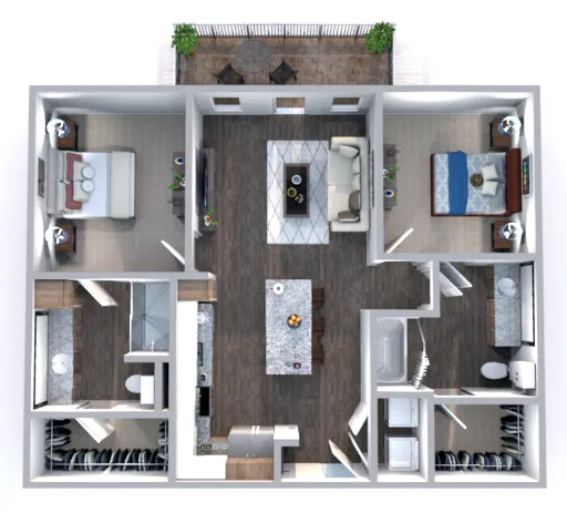 The Truman Arlington Commons Floorplan 5
