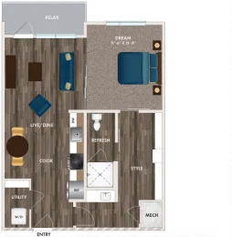The Union at River East Fort Worth Floorplan 10