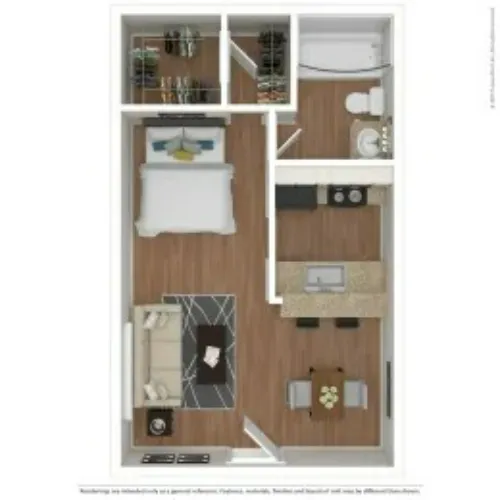 The Ventura Arlington Floorplan 1