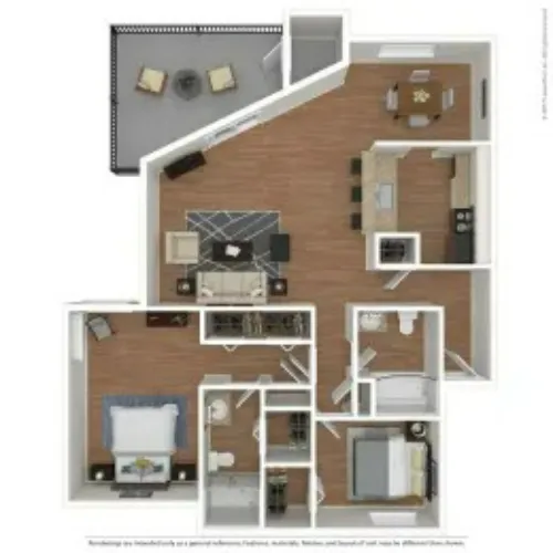 The Ventura Arlington Floorplan 13