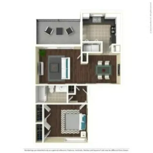 The Ventura Arlington Floorplan 4